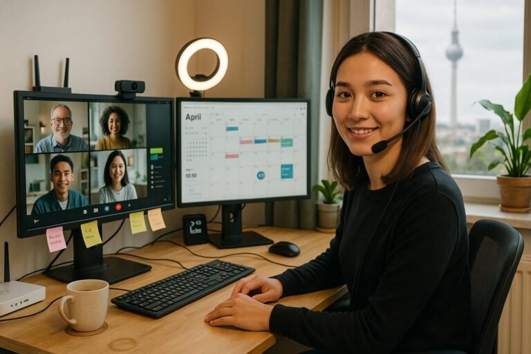 Competencias para el trabajo remoto: Cómo trabajar con éxito de forma virtual en Alemania